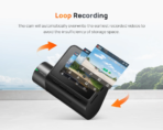 70mai Dash Cam A200 with Rear Cam - Image 5