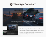 70mai Dash Cam A200 with Rear Cam - Image 9