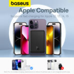 Baseus 20W 5000mAh Power Bank Magnetic Mini Wireless - Image 11