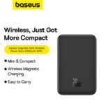 Baseus 20W 5000mAh Power Bank Magnetic Mini Wireless - Image 4