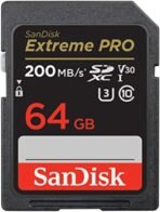 SanDisk 64GB Extreme PRO UHS-I SDXC 200 MB/s Memory Card
