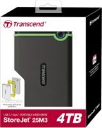 Transcend 4TB StoreJet 25M3 USB 3.1 Portable Hard Drive