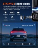 70mai Omni X800 4K Dash Cam with Rear Cam - 128GB - Image 4