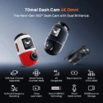 70mai Omni X800 4K Dash Cam - 128GB - Image 2