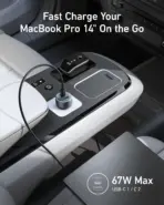 Anker 535 67W Car Charger with USB-C Cable - Image 2