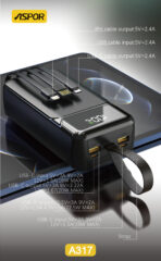 Aspor A317 30000mAh Fast Charging Power Bank - Image 3