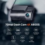 70mai Dash Cam 4K A800S with Rear Cam Set - Image 2