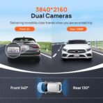 70mai Dash Cam 4K A800S with Rear Cam Set - Image 3