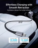 Anker Nano 75W Car Charger with Built-in Retractable USB-C Cable - Image 3