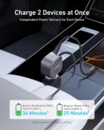 Anker Nano 75W Car Charger with Built-in Retractable USB-C Cable - Image 5