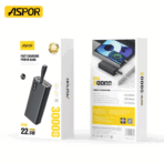 Aspor A337 30000 22.5W Power Bank - Image 2