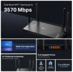 TP-Link Archer BE220 BE3600 Dual-Band Wi-Fi 7 Router - Image 4