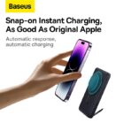 Baseus 20W 10000 Magnetic Bracket Wireless Power Bank - Image 3