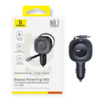 Baseus PrimeTrip VR2 30W Car Charger with Retractable Type-C Cable - Image 8