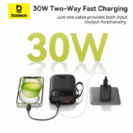 Baseus QPow 2 20000mAh 30W Digital Display Power Bank - Image 2