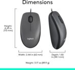 Logitech M100 Wired Mouse - Image 6