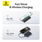 Baseus EnerFill FM11 22.5W 10000mAh Magnetic Power Bank - Image 7