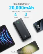 Anker Nano 30W 20000mAh Power Bank with Built-In USB-C Cable - A1387 - Image 3