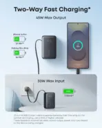 Anker Nano Power Bank 45W 10000mAh with Built-In Retractable USB-C Cable - Image 4