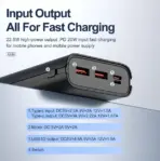 Aspor A336 22.5W 20000 Fast Charging Power Bank - Image 5
