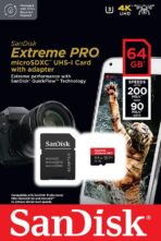 SanDisk Extreme PRO 64GB microSDXC UHS-I Memory Card