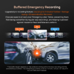 70mai A810S 4K Dash Camera with RearCam & Hardwire Kit - Image 3