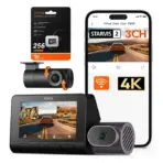 70mai T800-2 Dash Cam 4K HDR Set