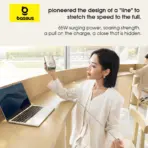 Baseus NOMOS 65W 20000mAh Power Bank with Built-in Type-C Cable - Image 5