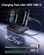 Baseus 45W 10000 PicoGo AM61 Qi2.2 Magnetic Power Bank - Image 2