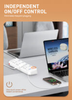 LDNIO SC4408C 2500W Power Socket - Image 9