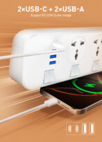LDNIO SC4408C 2500W Power Socket - Image 4