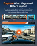 70mai A810 Lite 4K Dash Cam Front and Rear - Image 8
