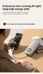 Baseus NOMOS 30W 20000 Power Bank with Built-in iP Retractable Cable - Image 11
