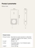 Baseus NOMOS 30W 20000 Power Bank with Built-in iP Retractable Cable - Image 17