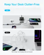 Anker A2154K11 112W 6-Port Desktop Charger - Image 4
