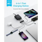 Anker A2154K11 112W 6-Port Desktop Charger - Image 2