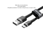 Baseus Cafule Type C 3A Fast Charging Data Cable - 1M - Image 6