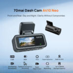 70mai Dash Cam A410 Neo Set with Rearcam - Image 2