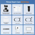 70mai Dash Cam A410 Neo Set with Rearcam - Image 10