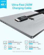 Anker Zolo USB C to USB C 240W Braided Fast Charging Cable - A8060 - Image 2