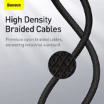Baseus 20W High Density Braided Type-C to Lightning Data Cable - 2M - Image 5