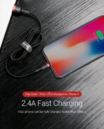 Baseus Cafule Lightning Fast Charging Data Cable - 1M - Image 9