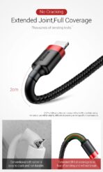 Baseus Cafule Lightning Fast Charging Data Cable - 1M - Image 5