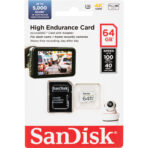 SanDisk 64GB High Endurance microSD Card - Image 3