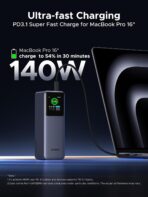 UGREEN PB722 200W 25000mAh Smart Display Power Bank – 35525 - Image 7