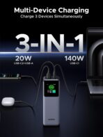 UGREEN PB722 200W 25000mAh Smart Display Power Bank – 35525 - Image 4
