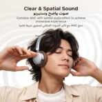 UGREEN Studio Plus 80Hrs Active Noise Cancelling Headphones - 75629 - Image 6
